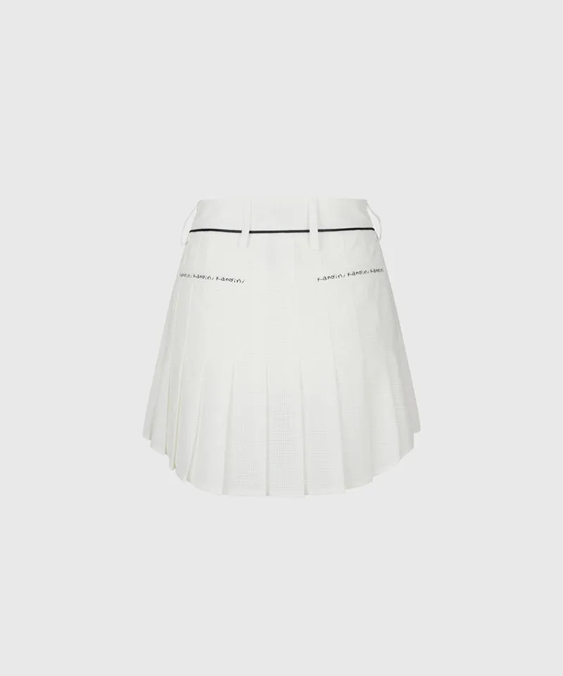 KANDINI Airy Pleats Skirt - Ivory