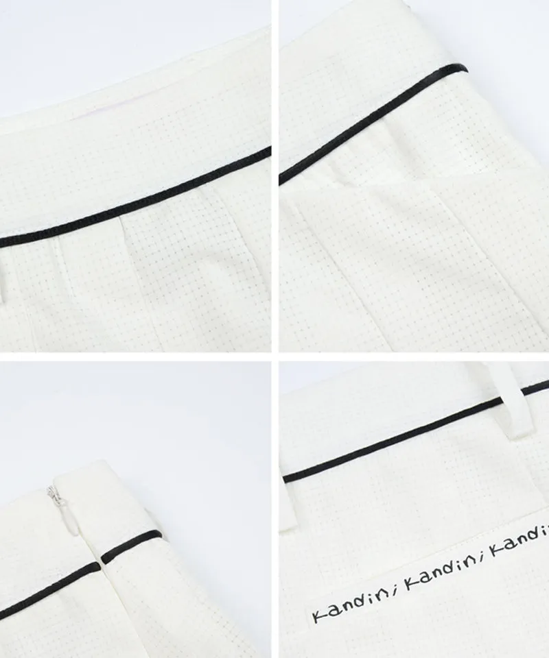 KANDINI Airy Pleats Skirt - Ivory