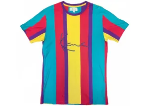 Karl Kani Vertical Stripe Script Tee “Multicolor”