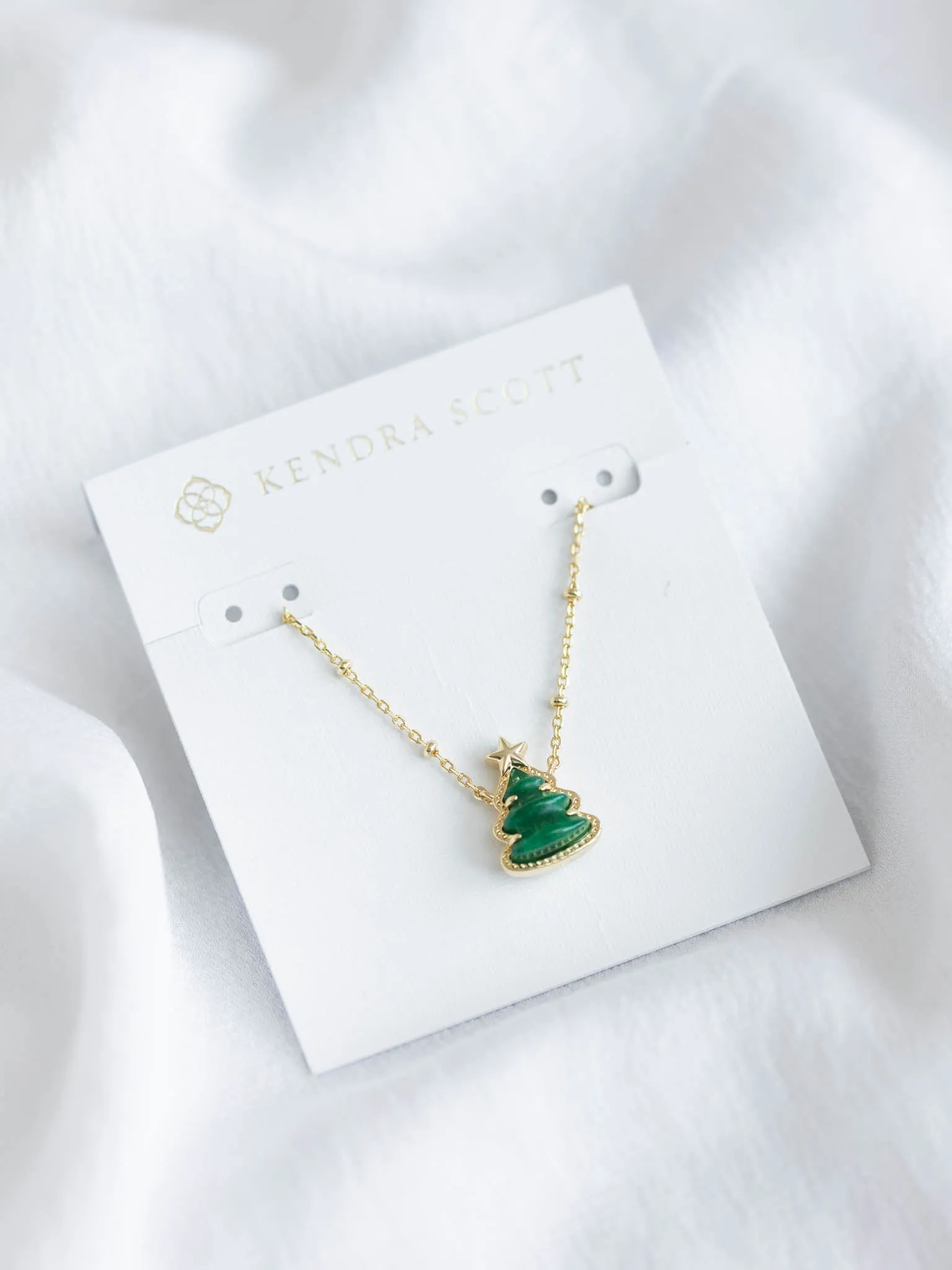 Kendra Scott Holiday Tree Pendant Necklace