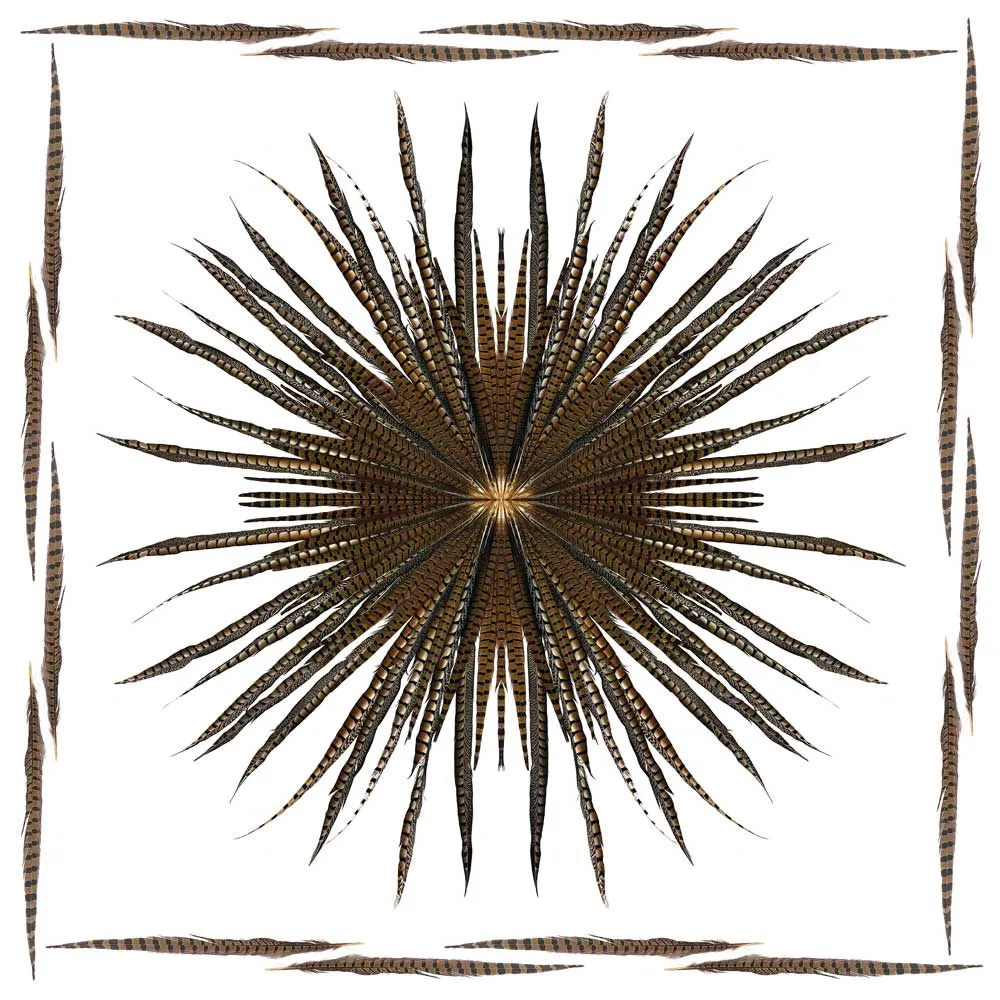 Kevin's Feather Circle Tablecloth