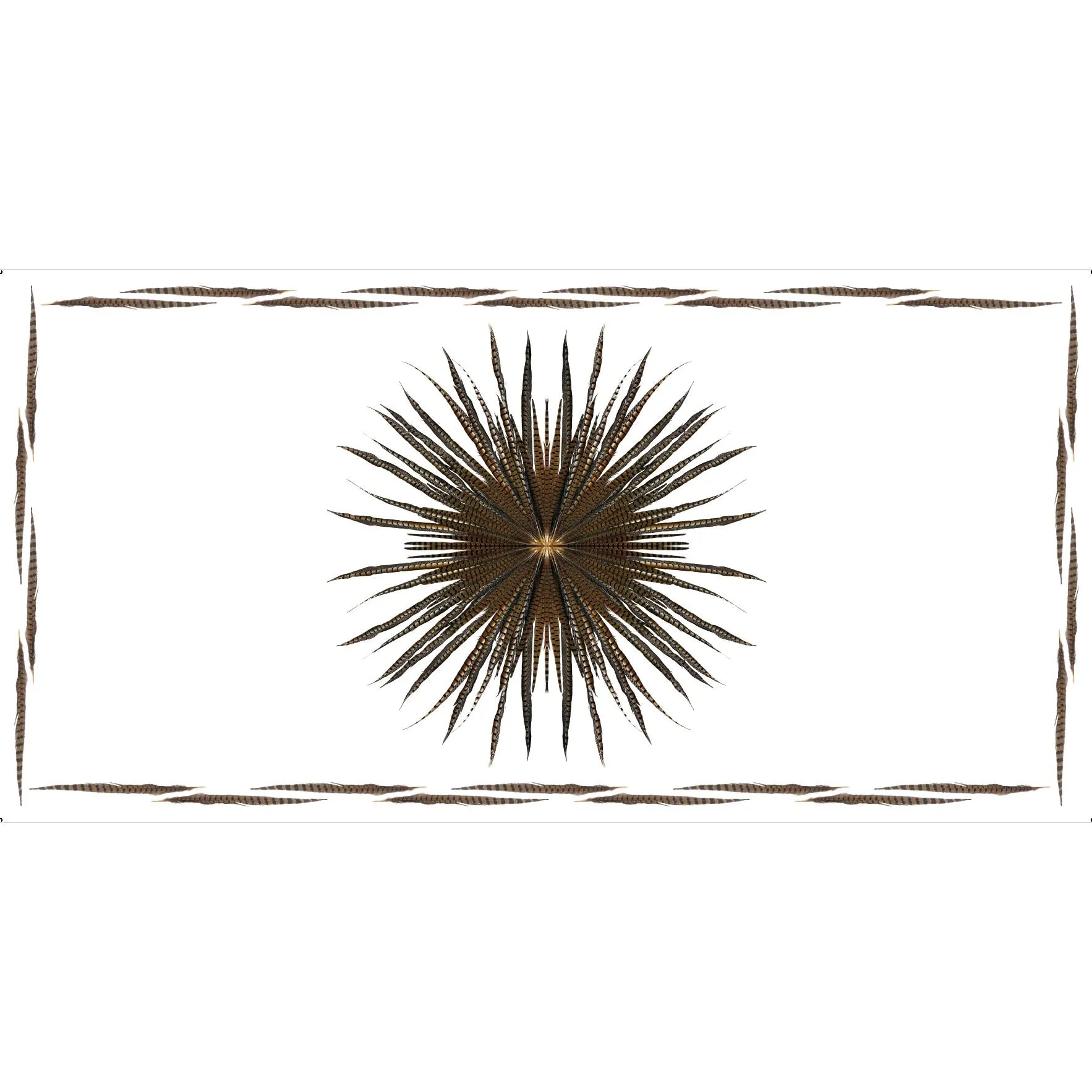 Kevin's Feather Circle Tablecloth