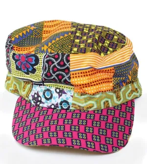 Kitenge Military Cap