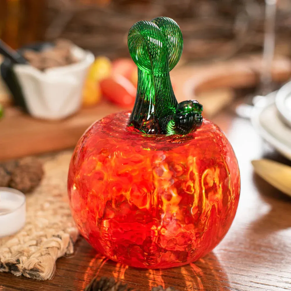 Kitras 3” Round Orange Pumpkin