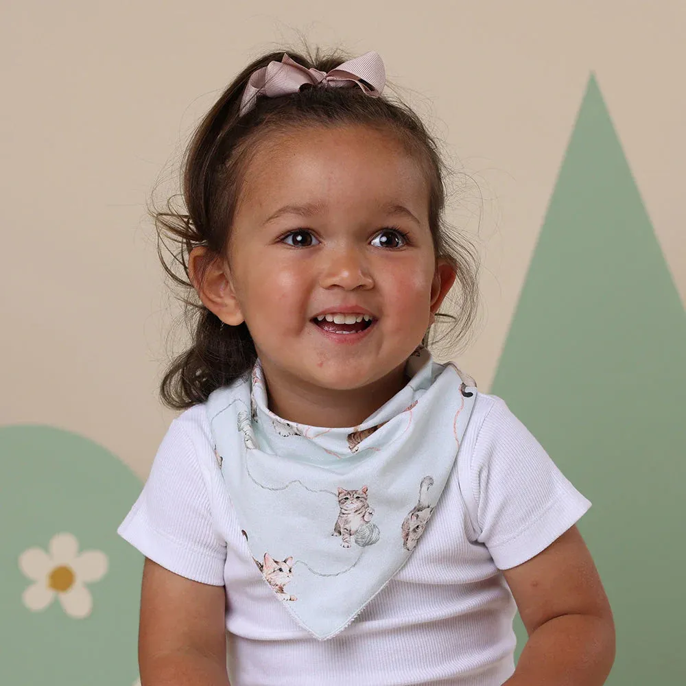 Kittens Organic Dribble Bib