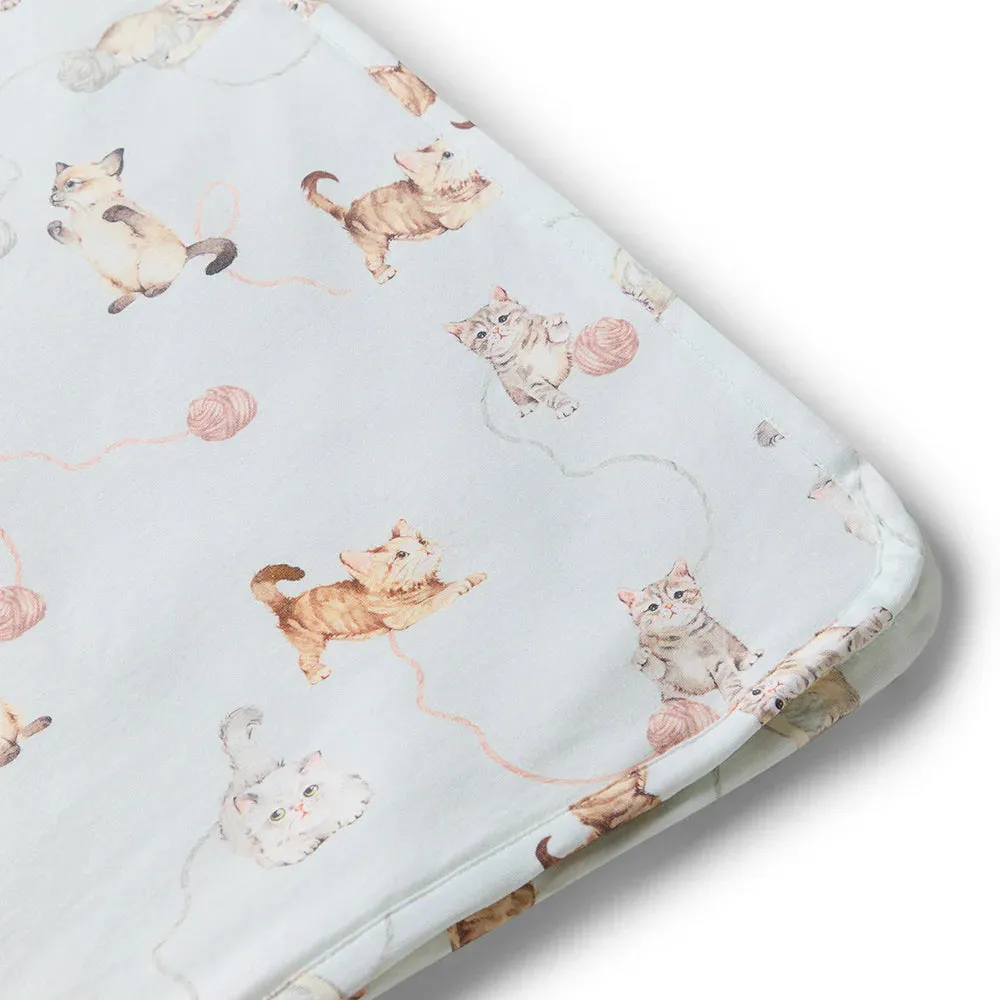 Kittens Organic Hooded Baby Towel
