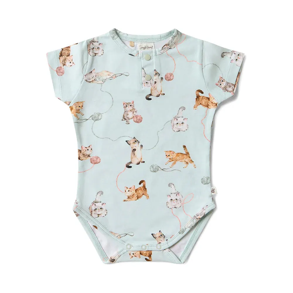 Kittens Short Sleeve Organic Bodysuit
