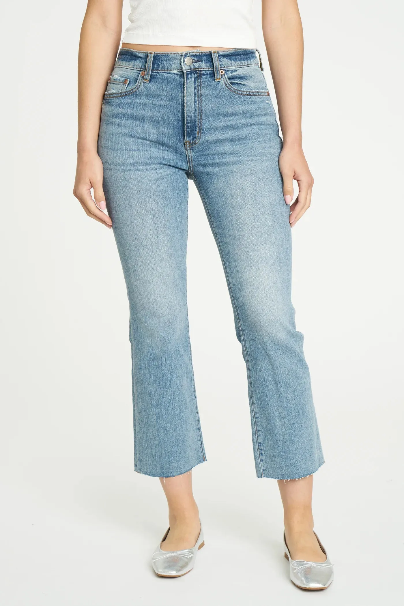 Kristine High Rise Crop Flare