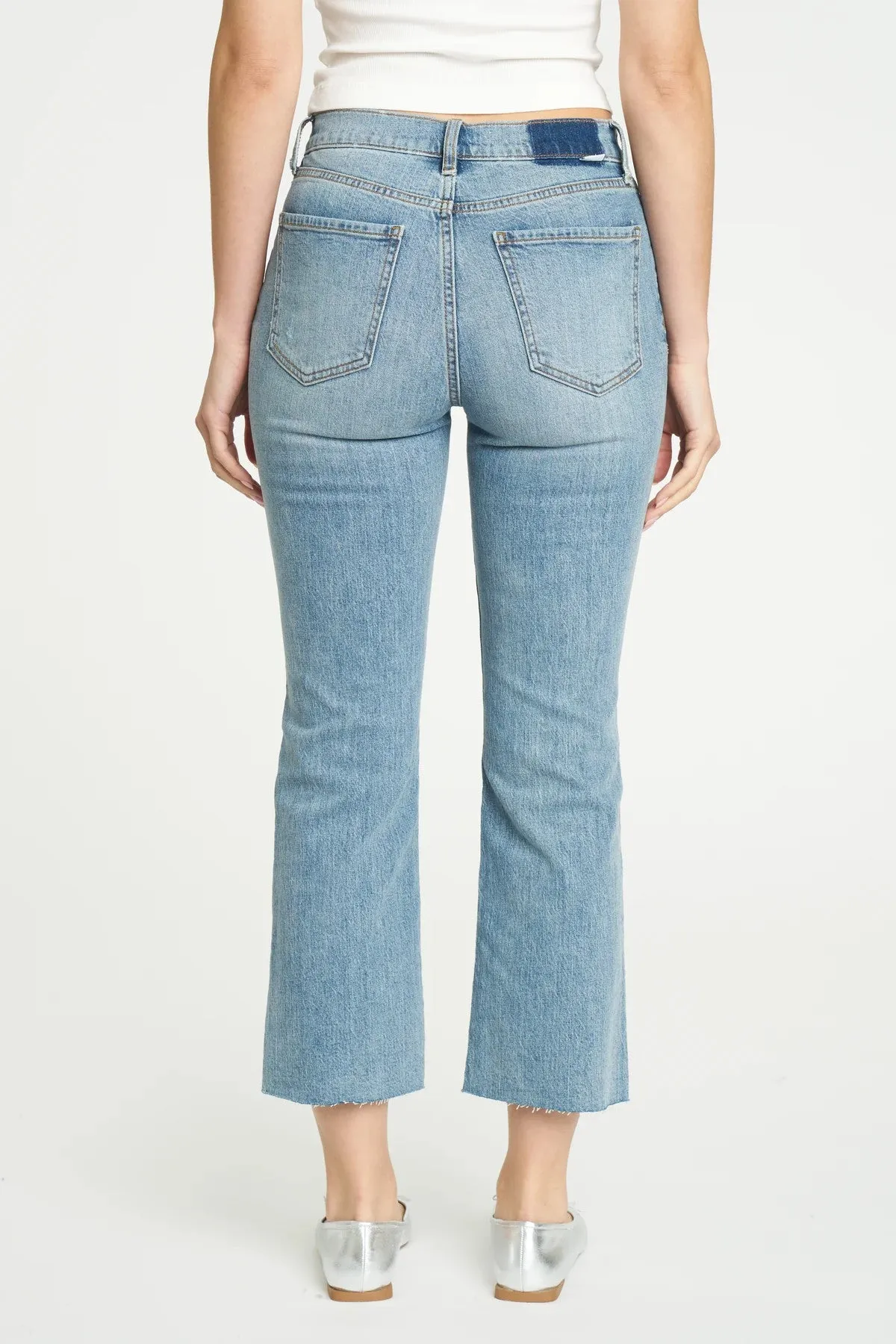 Kristine High Rise Crop Flare