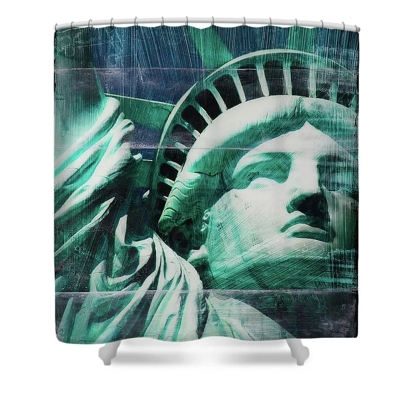 Lady Liberty - Shower Curtain