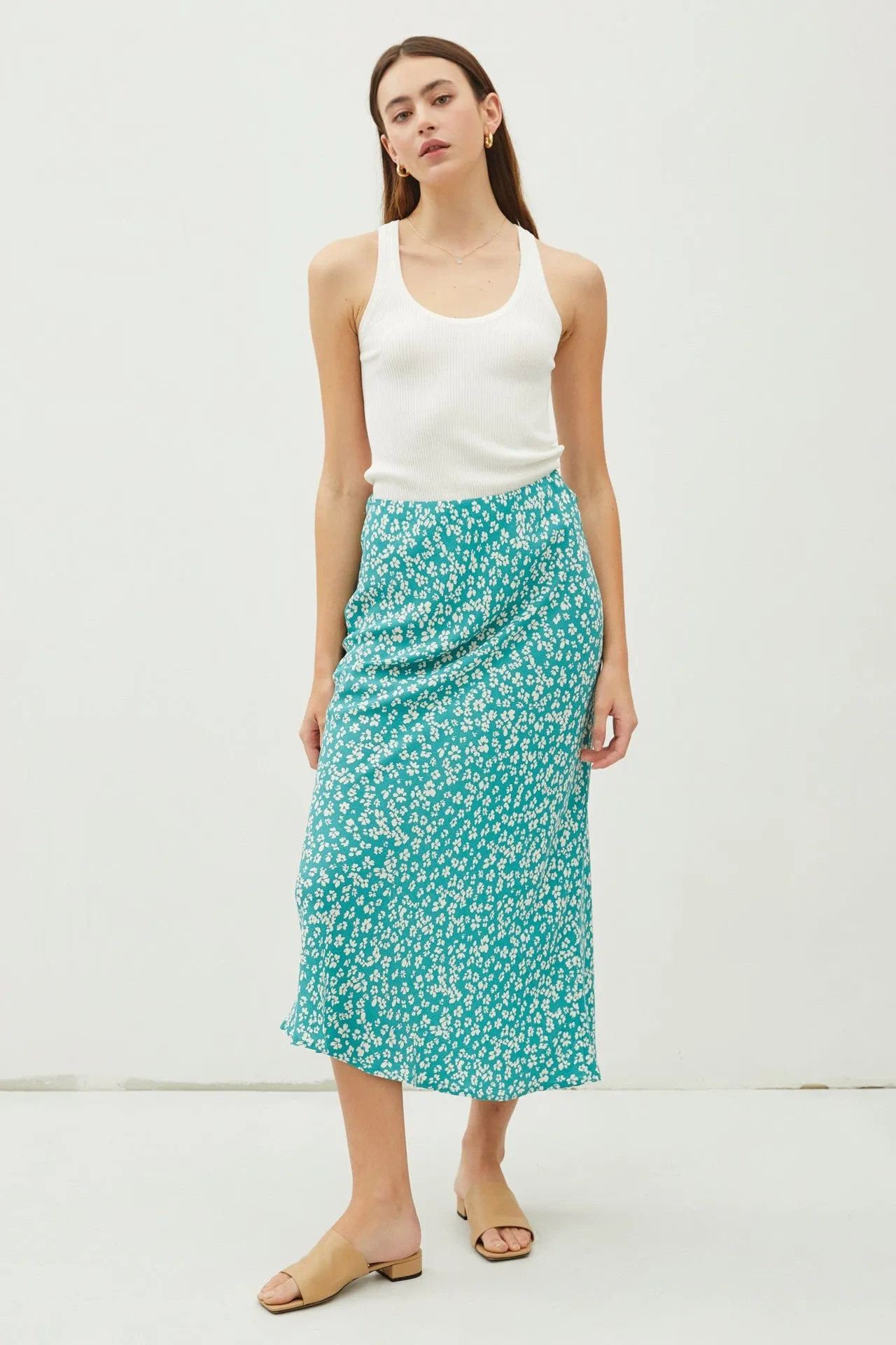 Lake Madigan Midi Skirt
