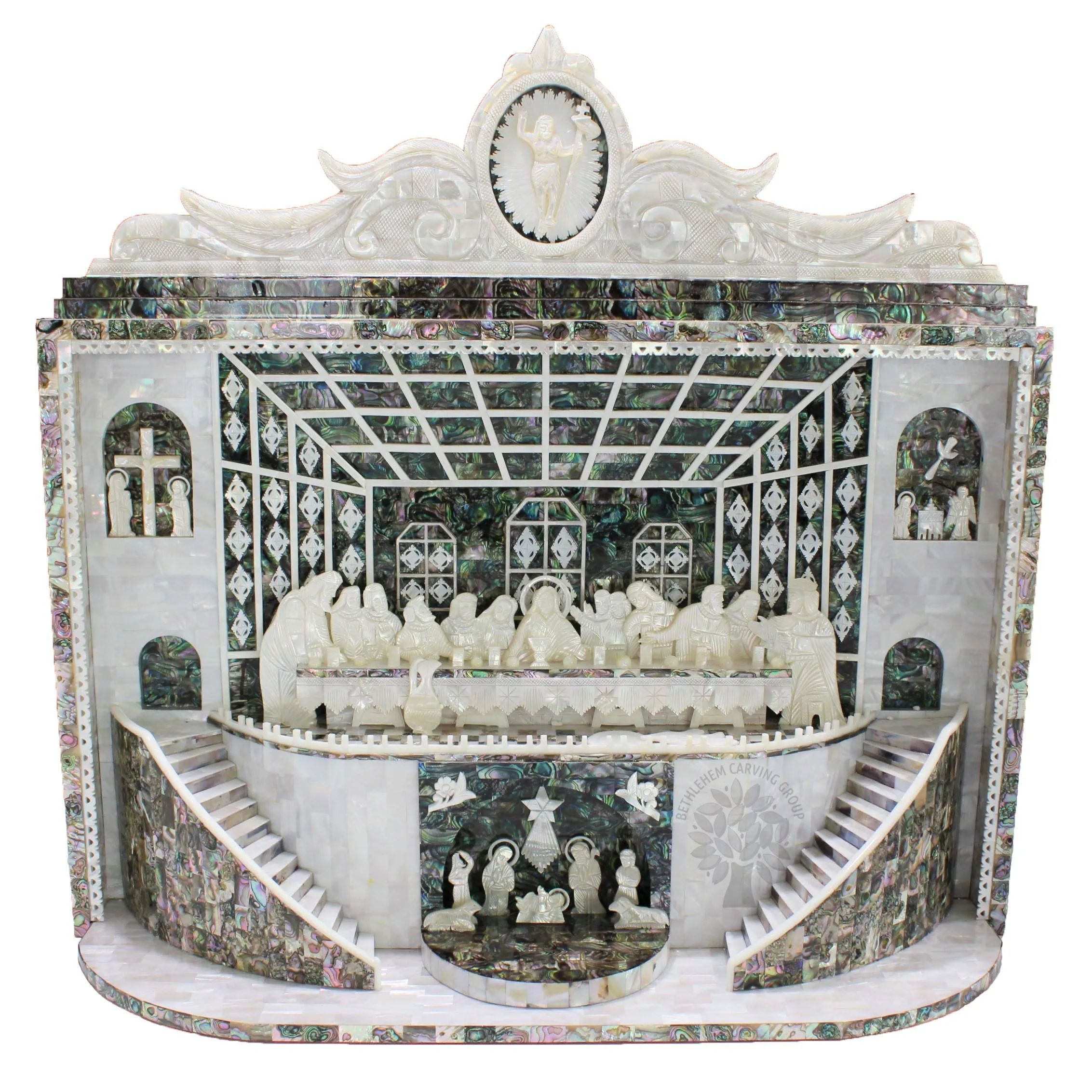 Last Supper - Artistic - Mother of Pearl 23.5"