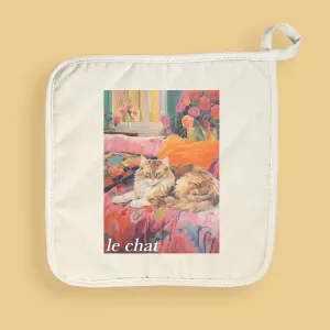 Le Chat (The Cat) - Cotton Pot Holder