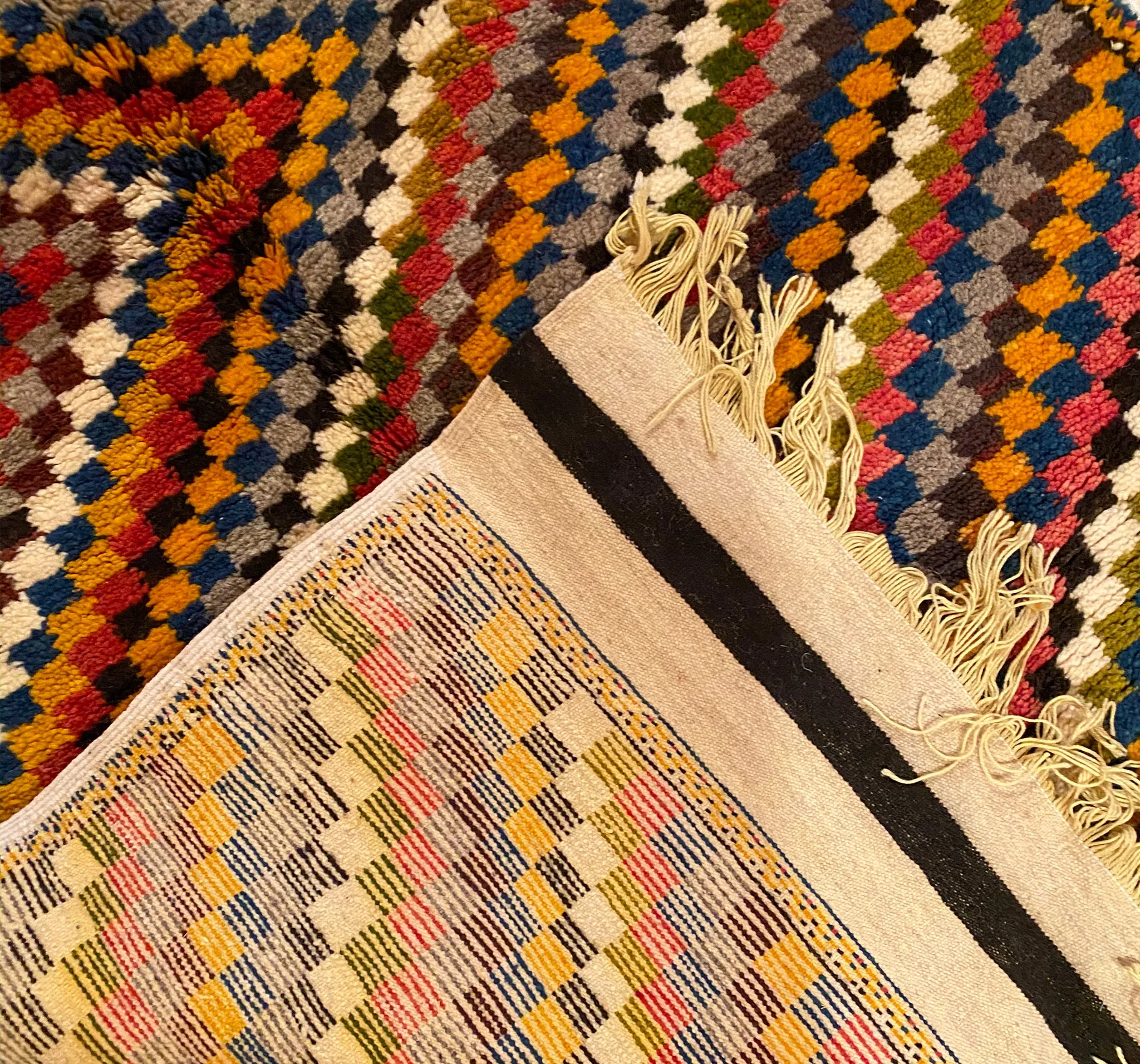 Le Vieux Colorful Checkerboard