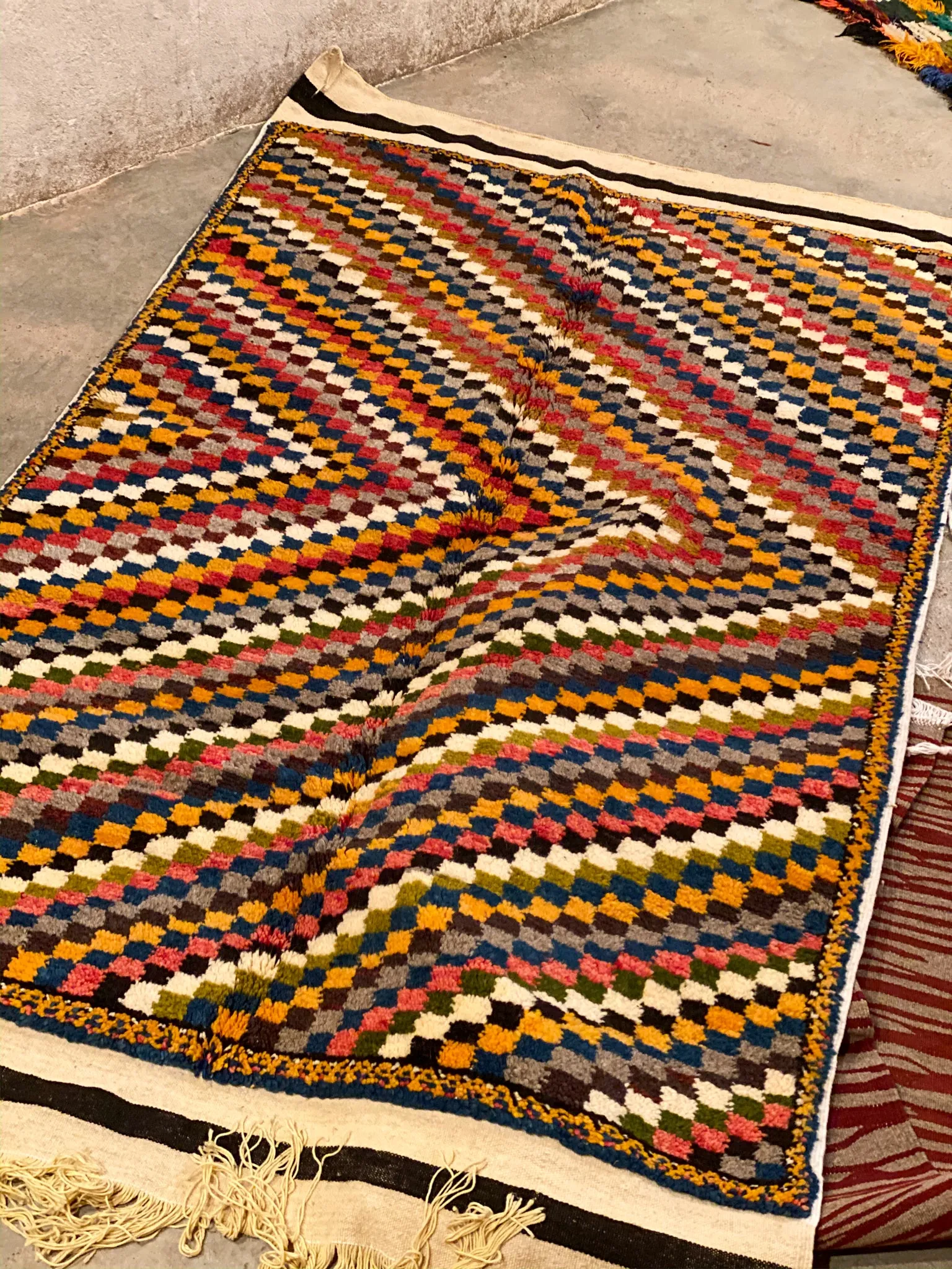 Le Vieux Colorful Checkerboard