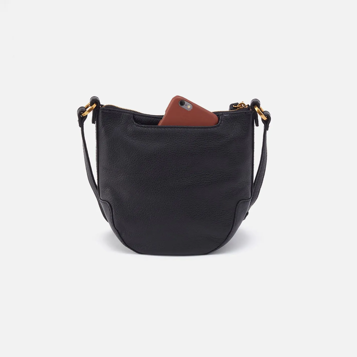 Lexi Crossbody In Pebbled Leather - Black