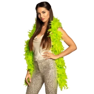 Lime Green Feather Boa