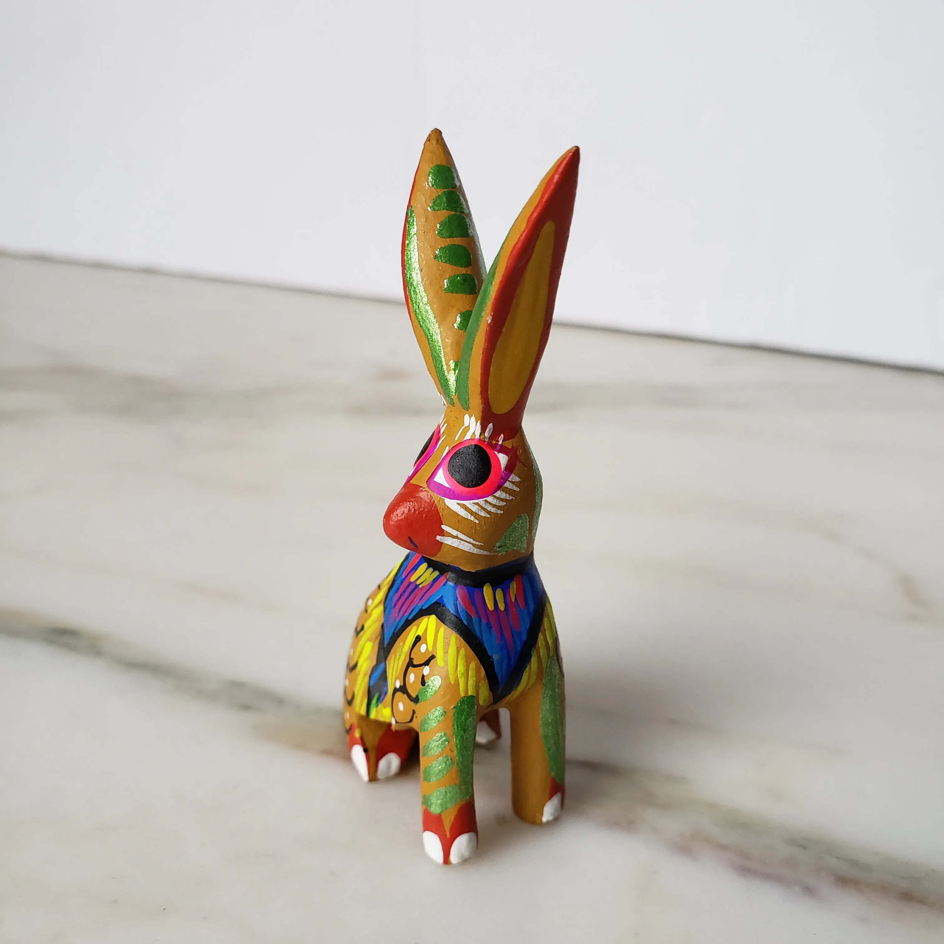Little Rabbit Oaxacan Alebrije Wood Carving