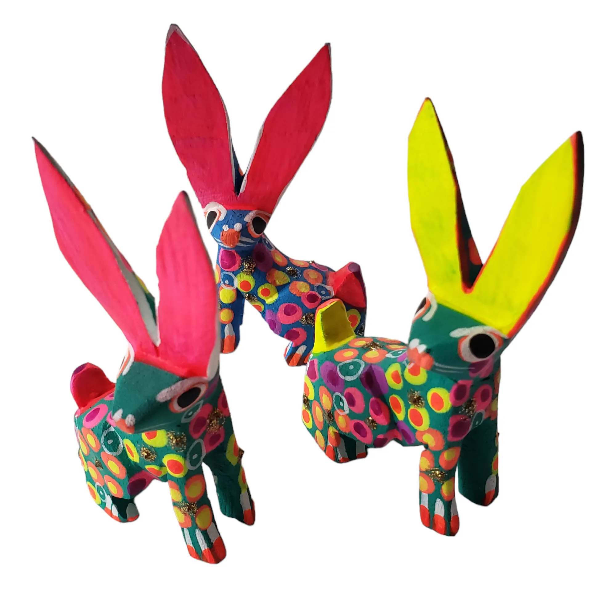 Little Rabbit Oaxacan Alebrije Wood Carving