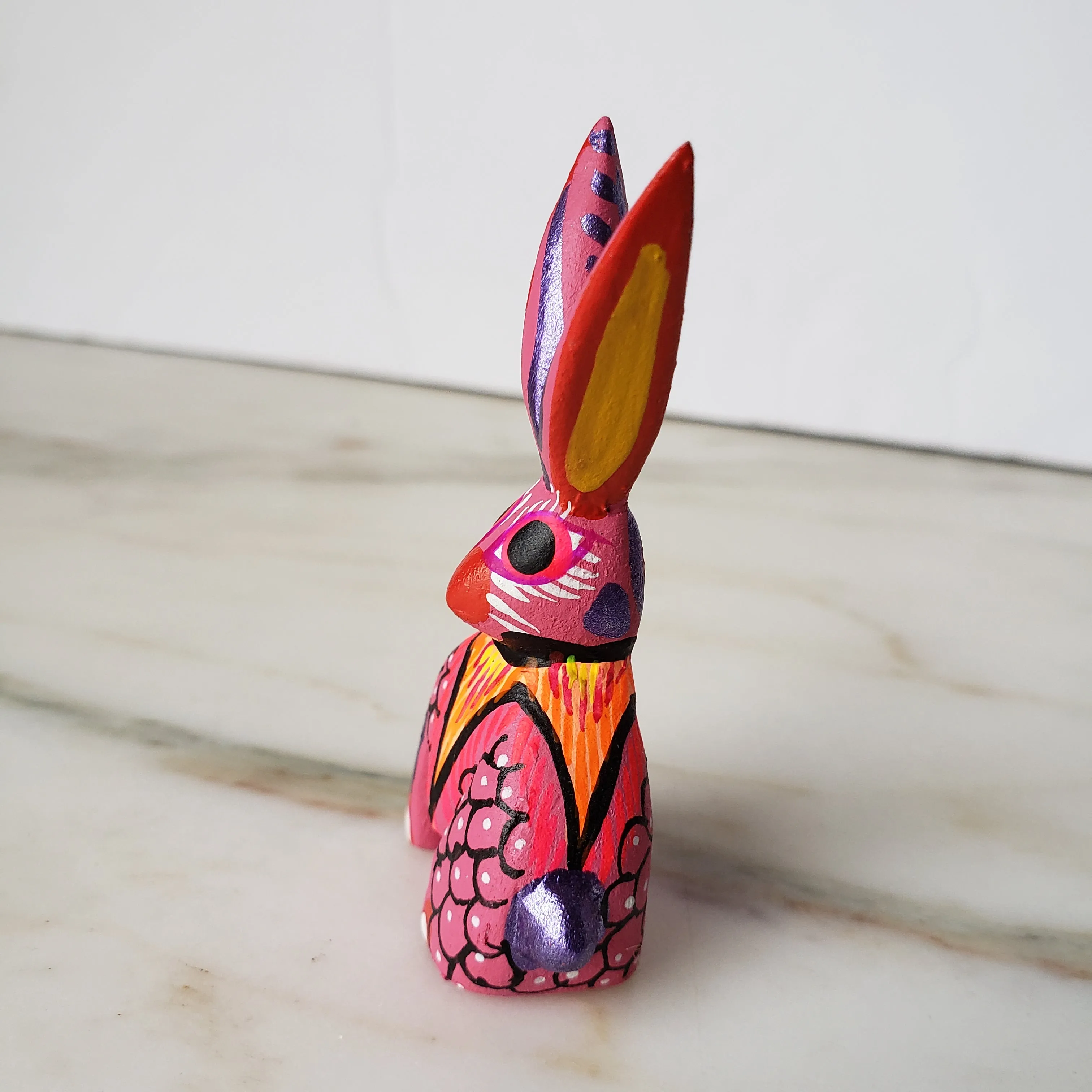 Little Rabbit Oaxacan Alebrije Wood Carving