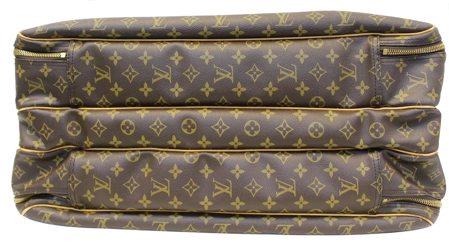 LOUIS VUITTON Alize 3 Monogram Canvas  Poche Soft Suitcase Bag