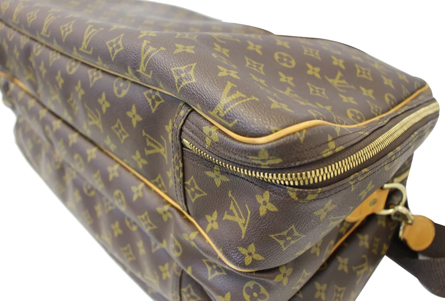 LOUIS VUITTON Alize 3 Monogram Canvas  Poche Soft Suitcase Bag