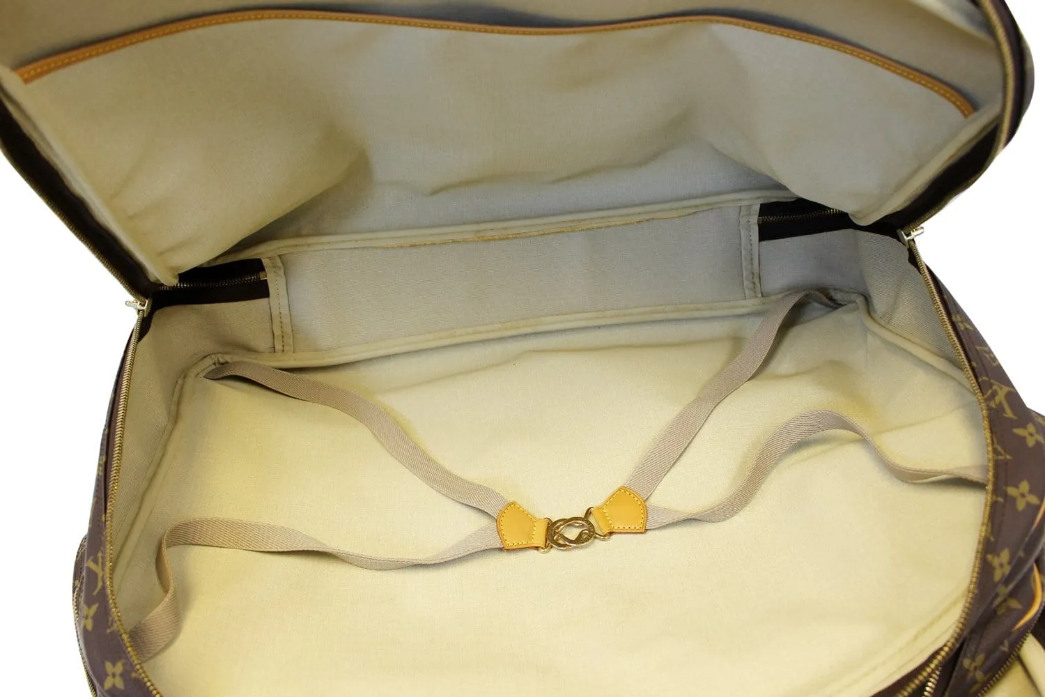 LOUIS VUITTON Alize 3 Monogram Canvas  Poche Soft Suitcase Bag