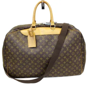 LOUIS VUITTON Alize 3 Monogram Canvas  Poche Soft Suitcase Bag
