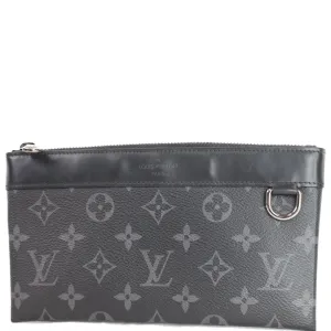 LOUIS VUITTON Discovery Pochette PM Monogram Eclipse Pouch Black