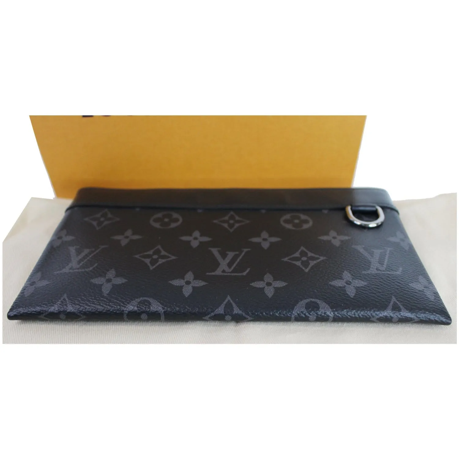 LOUIS VUITTON Discovery Pochette PM Monogram Eclipse Pouch Black