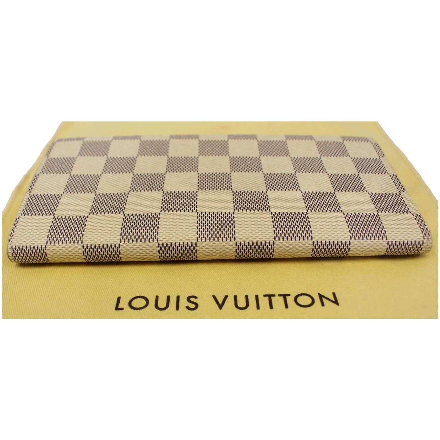 LOUIS VUITTON Emilie Damier Azur Wallet Rose Ballerine