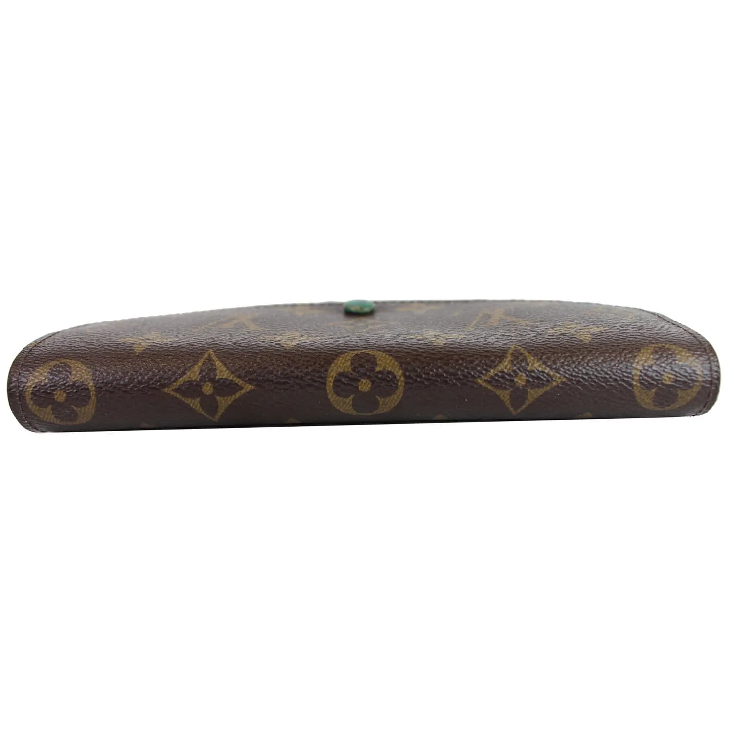 LOUIS VUITTON Emilie Monogram Canvas Wallet Brown