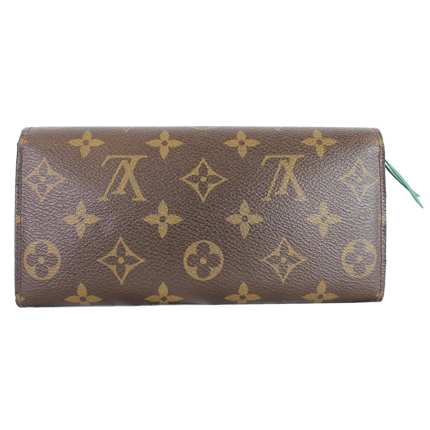 LOUIS VUITTON Emilie Monogram Canvas Wallet Brown