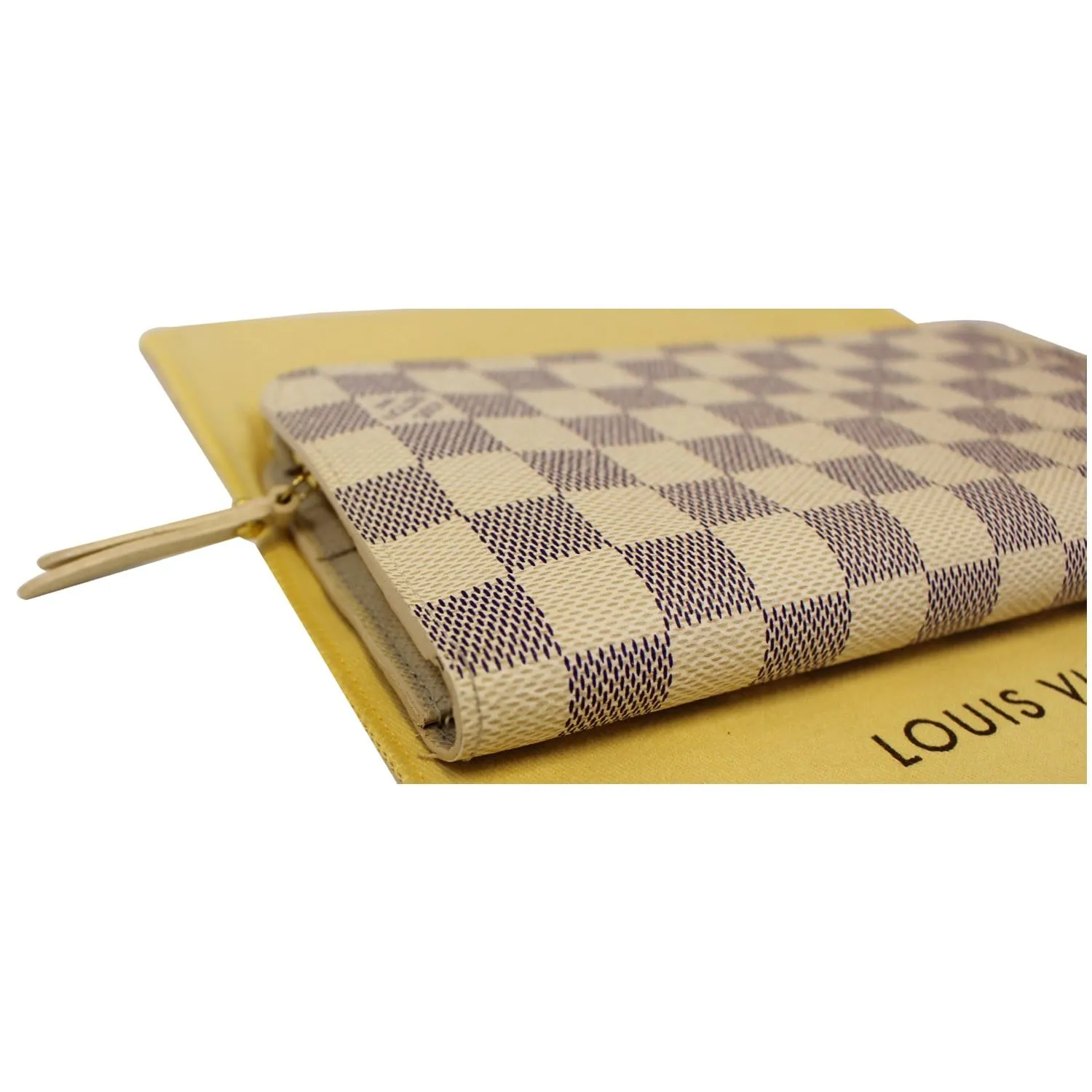 LOUIS VUITTON Insolite Damier Azur Wallet White