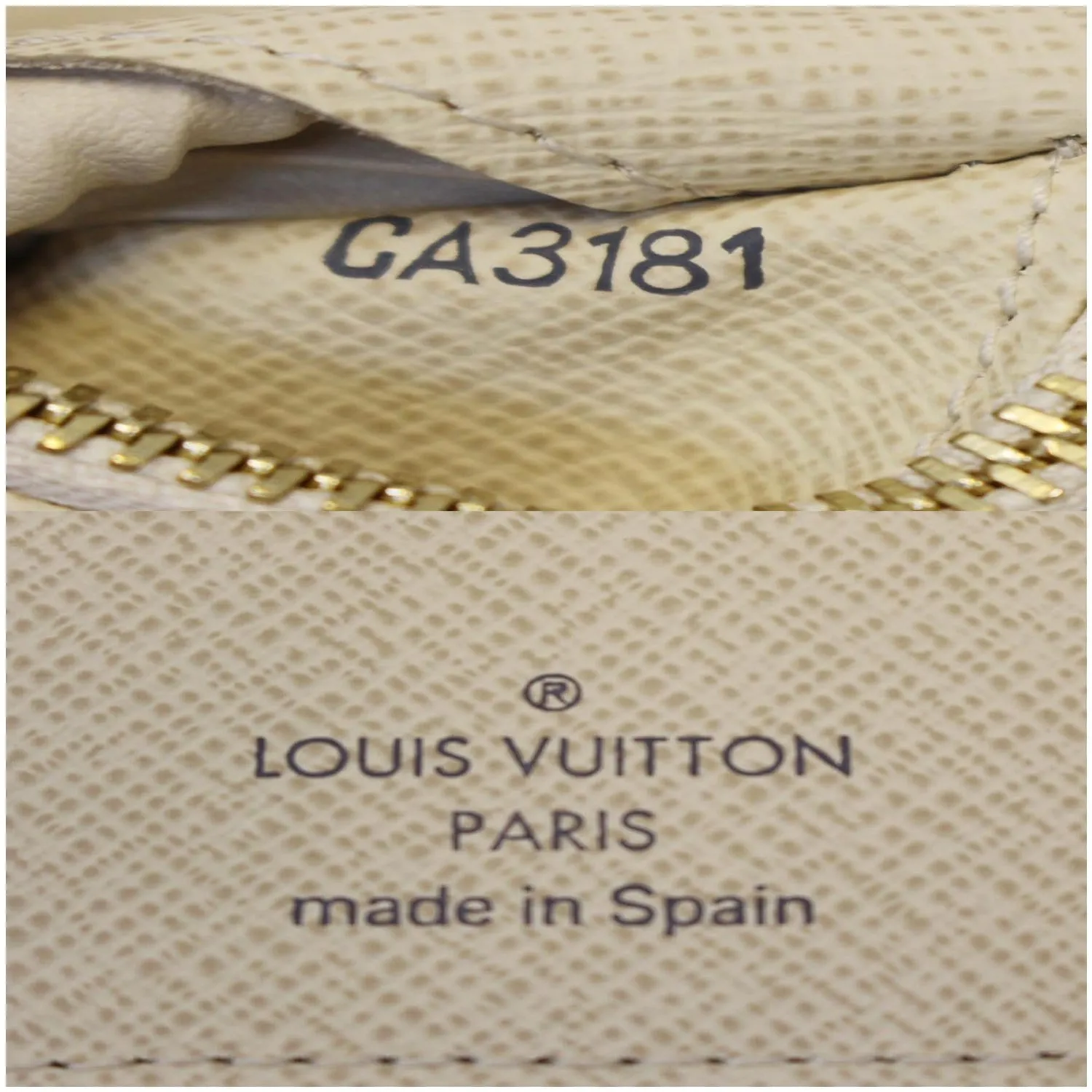 LOUIS VUITTON Insolite Damier Azur Wallet White