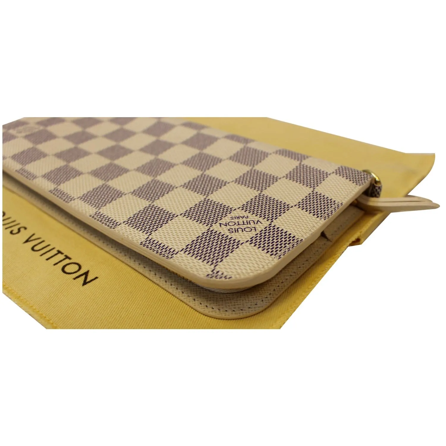LOUIS VUITTON Insolite Damier Azur Wallet White