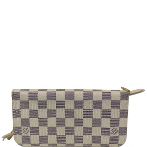 LOUIS VUITTON Insolite Damier Azur Wallet White