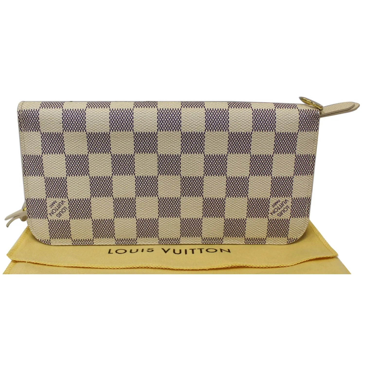 LOUIS VUITTON Insolite Damier Azur Wallet White
