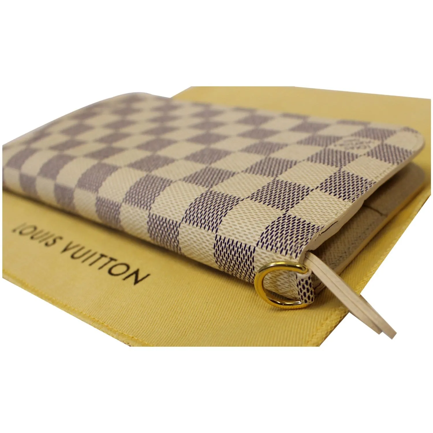 LOUIS VUITTON Insolite Damier Azur Wallet White