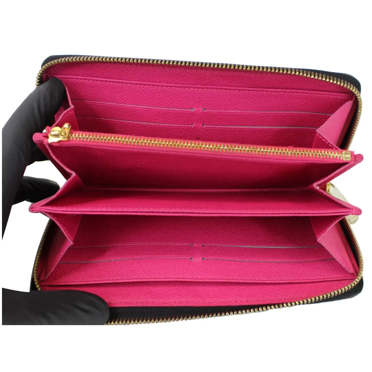 LOUIS VUITTON Multicolor Monogram Zippy Wallet Black