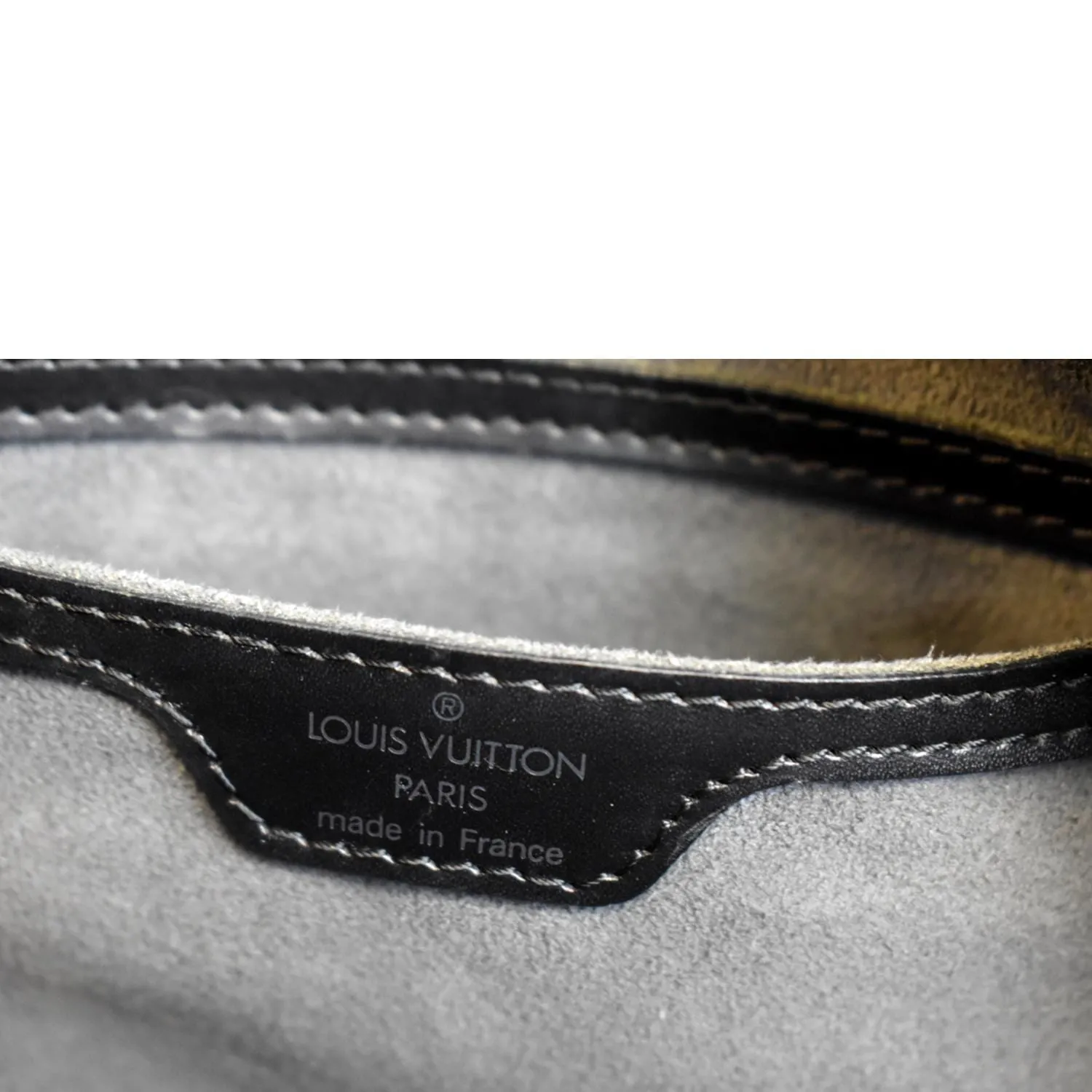 LOUIS VUITTON Papillon Epi Leather Handbag Black