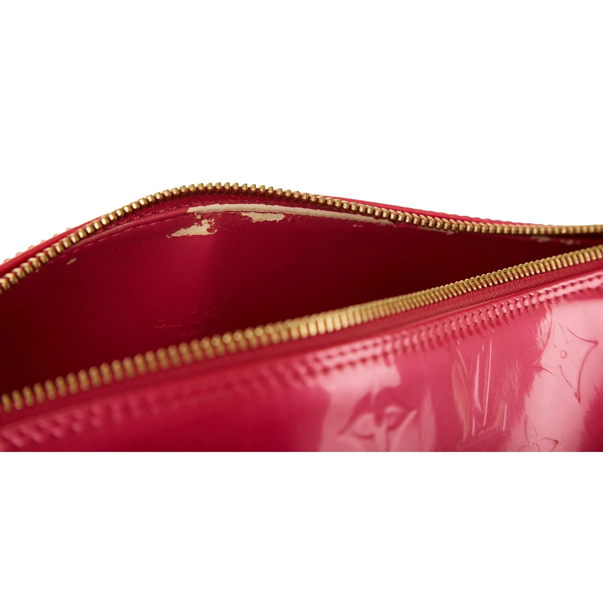 Louis Vuitton Pink Monogram Vernis Cylinder Bag