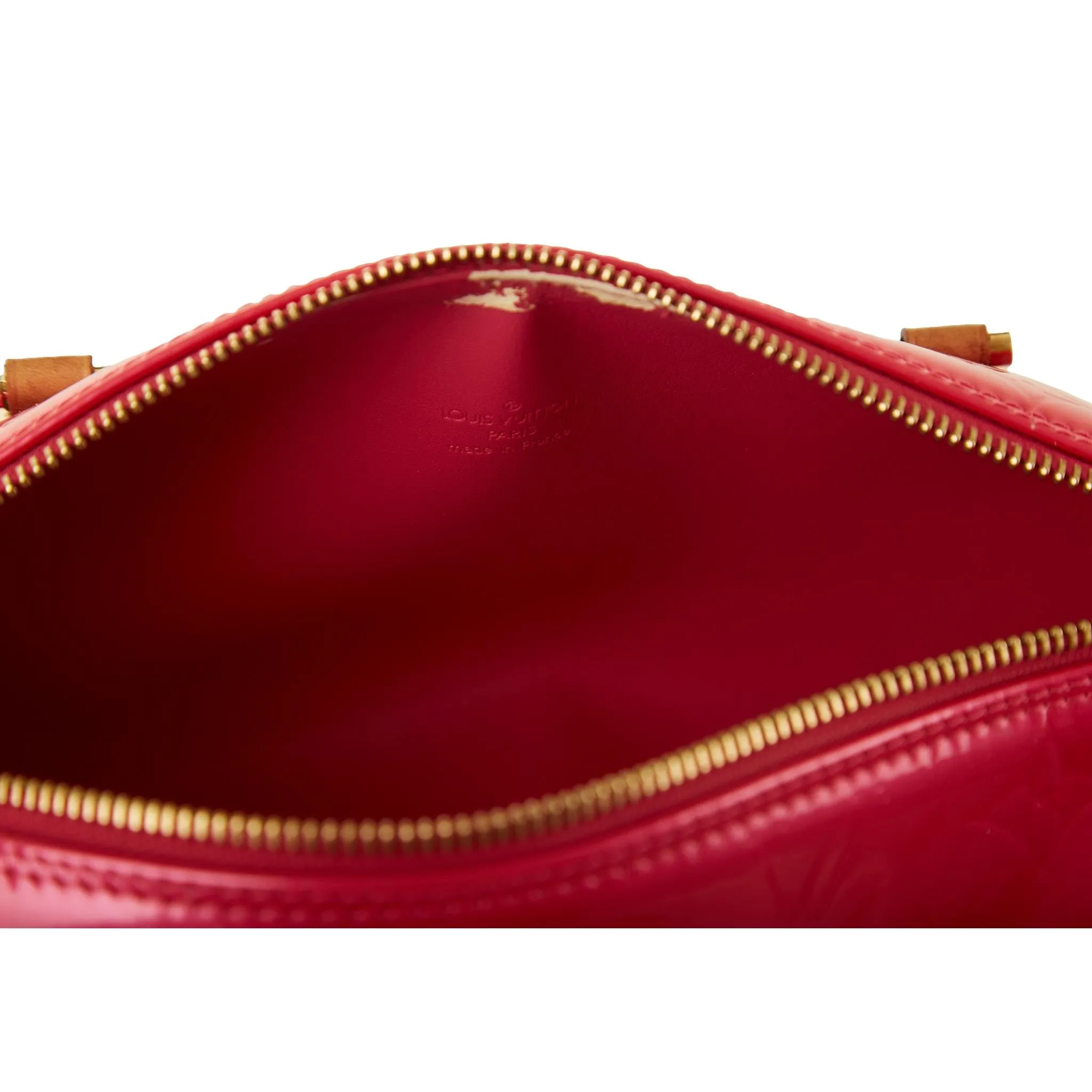 Louis Vuitton Pink Monogram Vernis Cylinder Bag