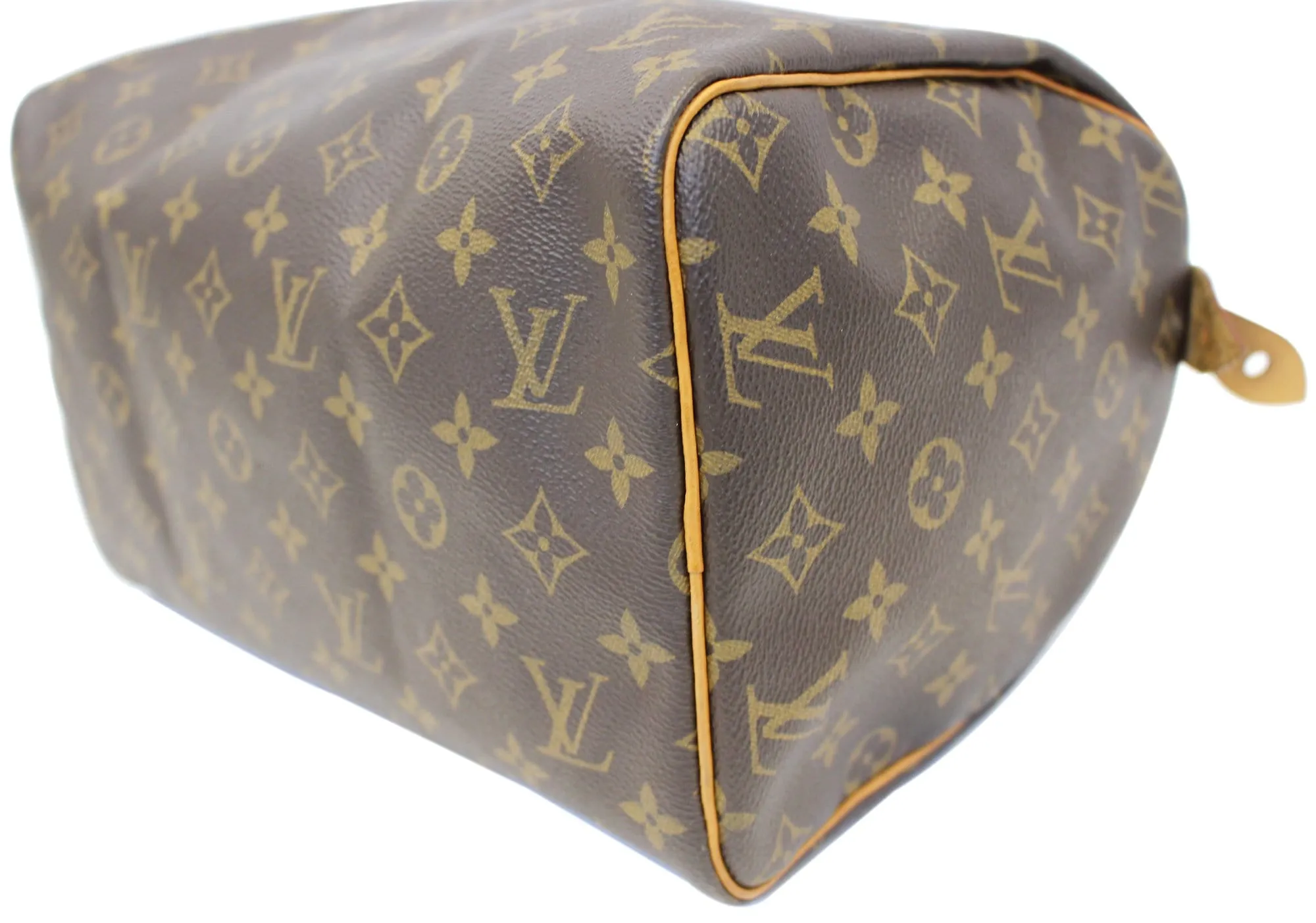 LOUIS VUITTON Speedy 30 Monogram Canvas Satchel Bag