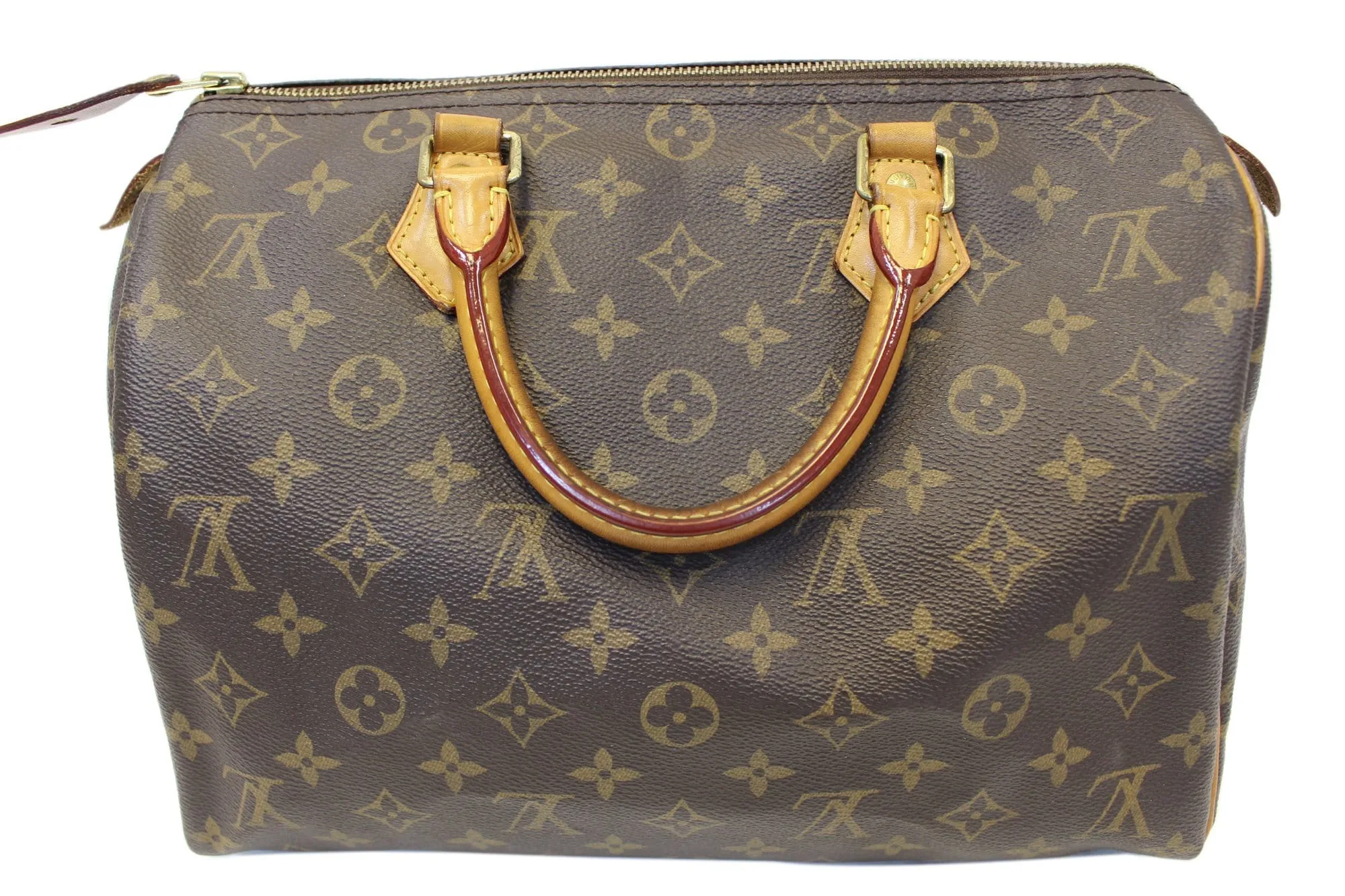 LOUIS VUITTON Speedy 30 Monogram Canvas Satchel Bag