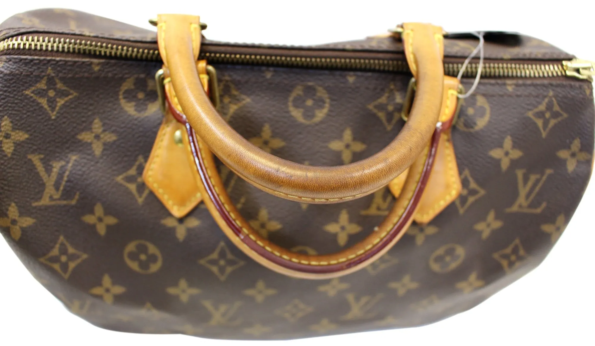 LOUIS VUITTON Speedy 30 Monogram Canvas Satchel Bag