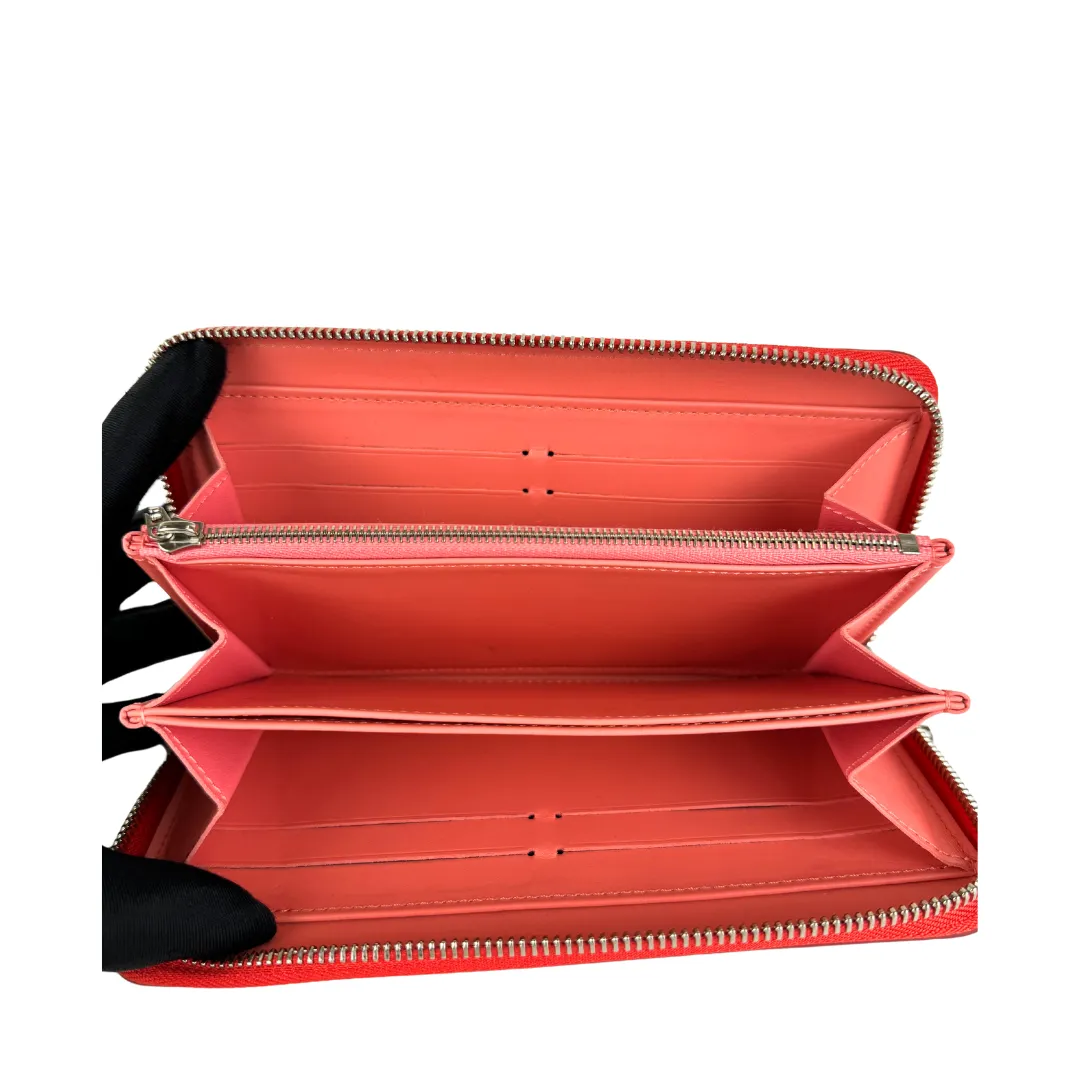 Louis Vuitton Vernis Rayures Poppy Zippy Wallet