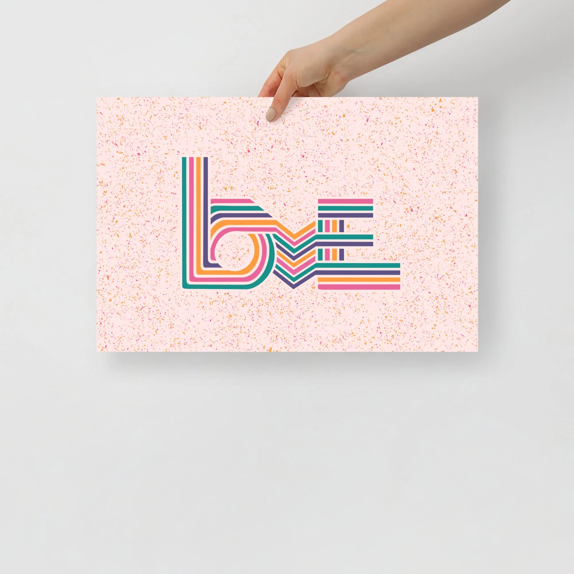 Love Stripes Bright - Poster