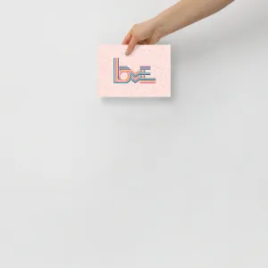 Love Stripes Bright - Poster