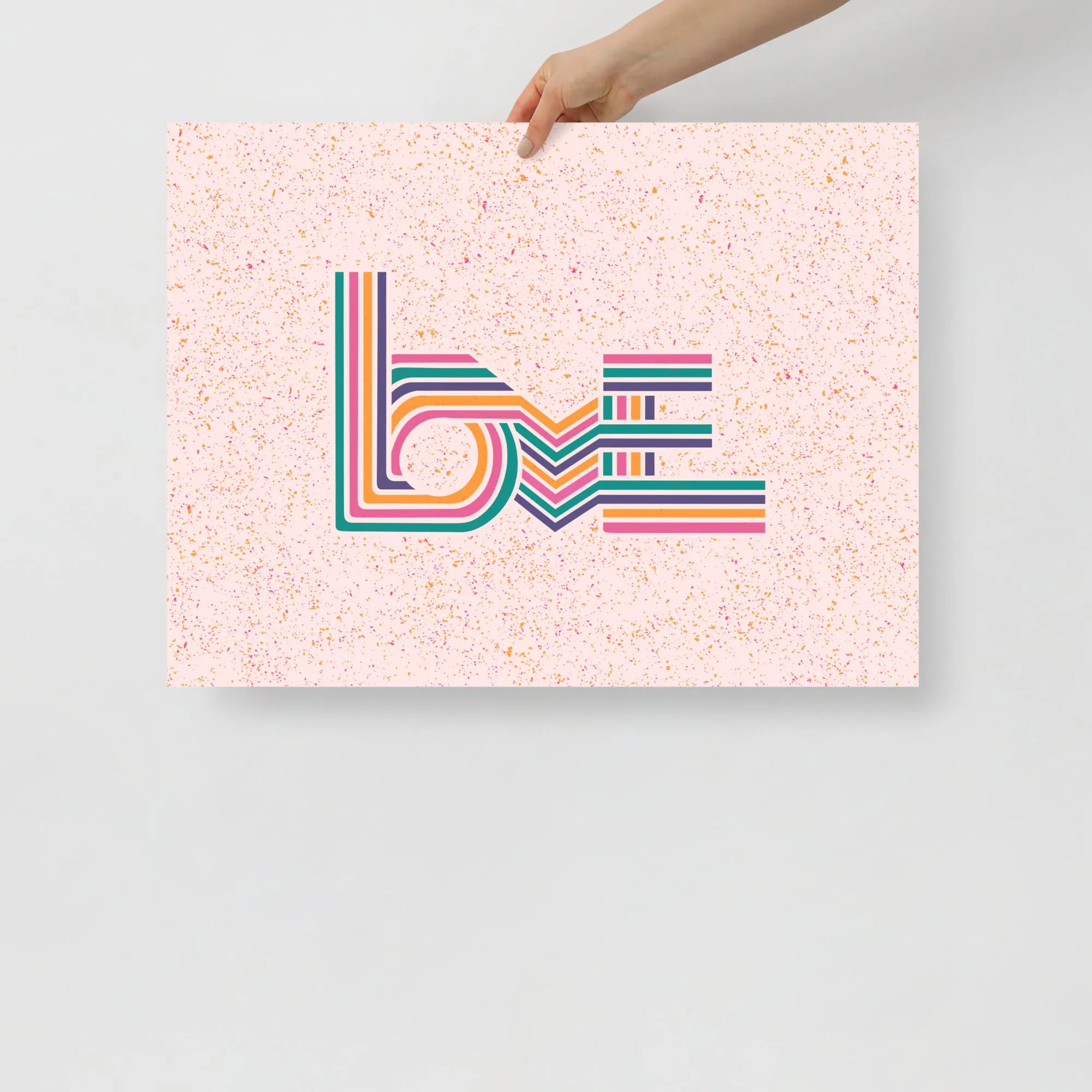Love Stripes Bright - Poster
